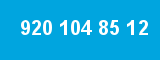 920 104 85 12